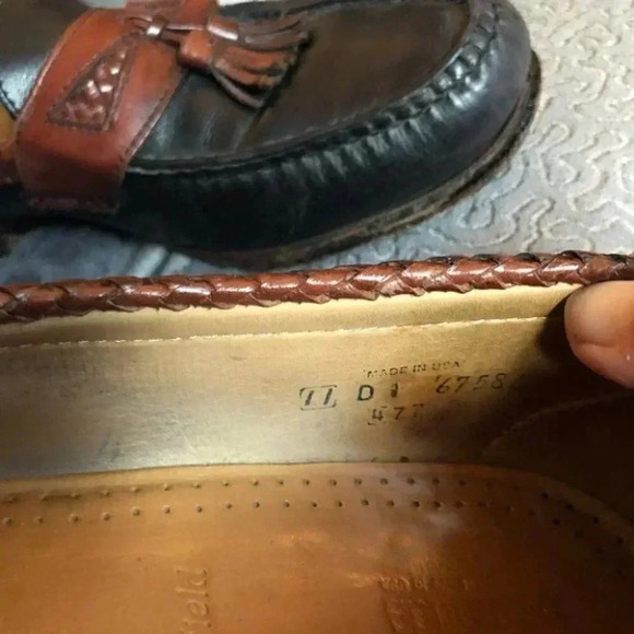Allen Edmonds Maxfield Tassel Leather Loafers: 11 - Picture 9 of 11